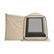 Beige 300D Oxford Pop Up Screen Tent 4-6 Person Instant Canopy